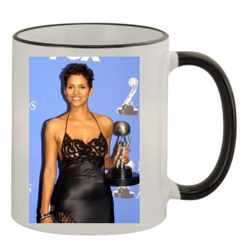 Halle Berry 11oz Colored Rim & Handle Mug