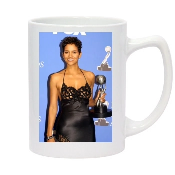 Halle Berry 14oz White Statesman Mug