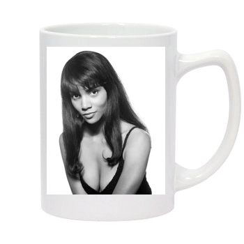 Halle Berry 14oz White Statesman Mug