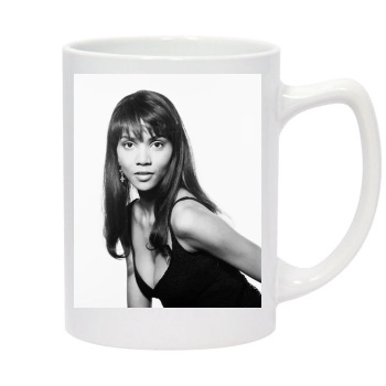 Halle Berry 14oz White Statesman Mug