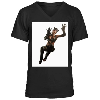 Halle Berry Men's V-Neck T-Shirt