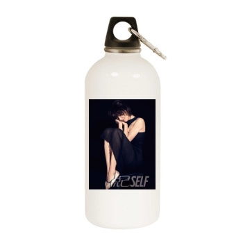 Sophie Marceau White Water Bottle With Carabiner