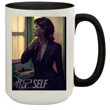 Sophie Marceau 15oz Colored Inner & Handle Mug