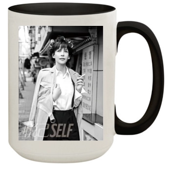 Sophie Marceau 15oz Colored Inner & Handle Mug