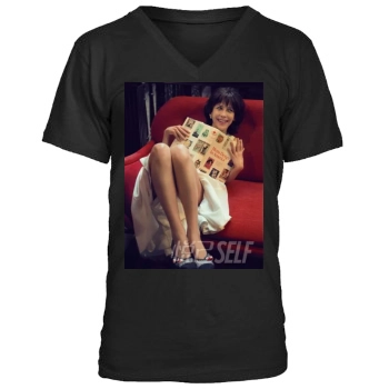 Sophie Marceau Men's V-Neck T-Shirt