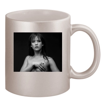 Sophie Marceau 11oz Metallic Silver Mug