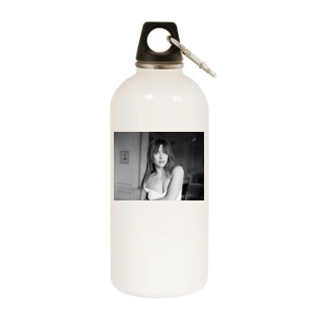 Sophie Marceau White Water Bottle With Carabiner