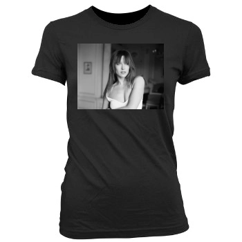 Sophie Marceau Women's Junior Cut Crewneck T-Shirt