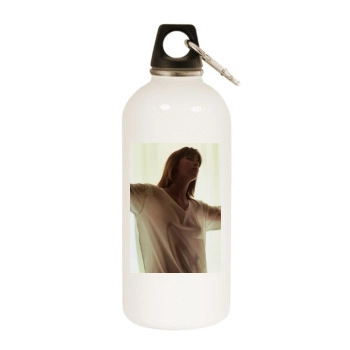 Sophie Marceau White Water Bottle With Carabiner