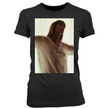 Sophie Marceau Women's Junior Cut Crewneck T-Shirt