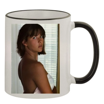 Sophie Marceau 11oz Colored Rim & Handle Mug