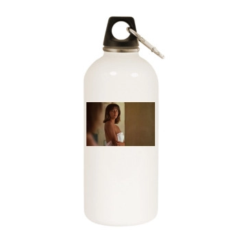 Sophie Marceau White Water Bottle With Carabiner