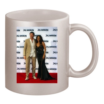 Halle Berry 11oz Metallic Silver Mug