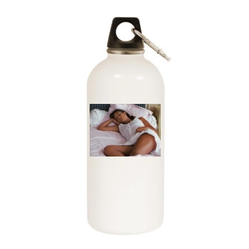 Sophie Marceau White Water Bottle With Carabiner