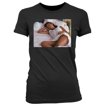 Sophie Marceau Women's Junior Cut Crewneck T-Shirt