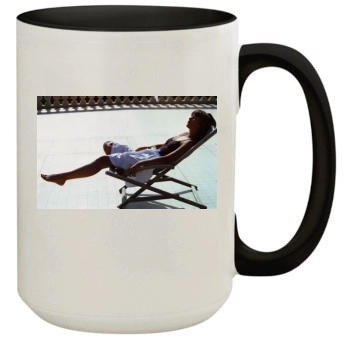 Sophie Marceau 15oz Colored Inner & Handle Mug