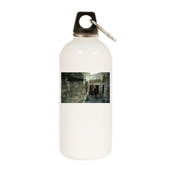 Sophie Marceau White Water Bottle With Carabiner