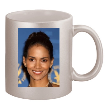 Halle Berry 11oz Metallic Silver Mug