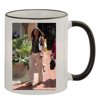 Halle Berry 11oz Colored Rim & Handle Mug