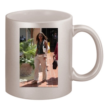 Halle Berry 11oz Metallic Silver Mug