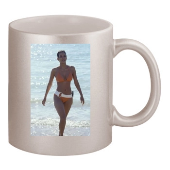 Halle Berry 11oz Metallic Silver Mug