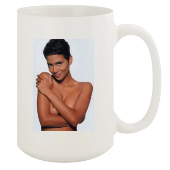 Halle Berry 15oz White Mug