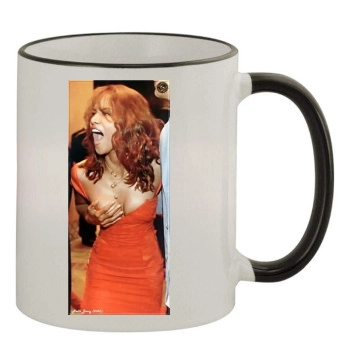 Halle Berry 11oz Colored Rim & Handle Mug