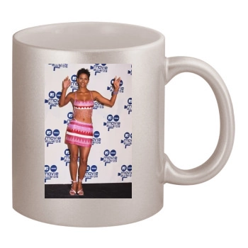 Halle Berry 11oz Metallic Silver Mug