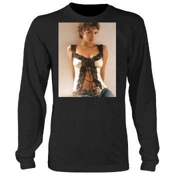 Halle Berry Men's Heavy Long Sleeve TShirt