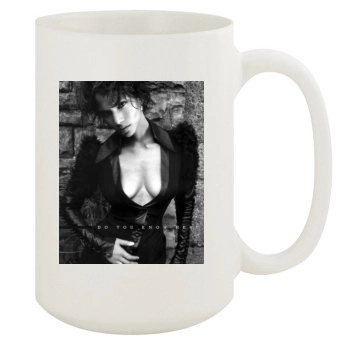 Halle Berry 15oz White Mug