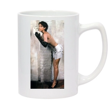 Halle Berry 14oz White Statesman Mug