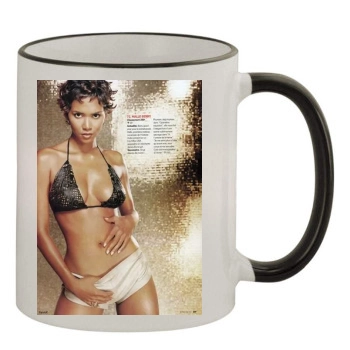 Halle Berry 11oz Colored Rim & Handle Mug