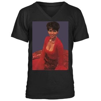 Halle Berry Men's V-Neck T-Shirt