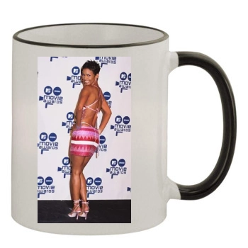 Halle Berry 11oz Colored Rim & Handle Mug