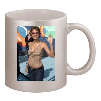 Halle Berry 11oz Metallic Silver Mug