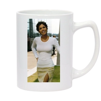 Halle Berry 14oz White Statesman Mug