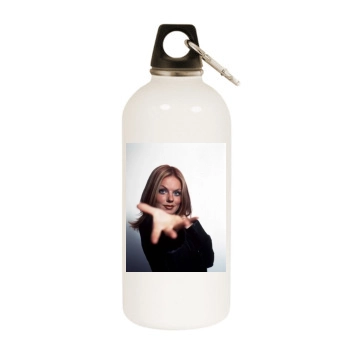 Spice Girls White Water Bottle With Carabiner