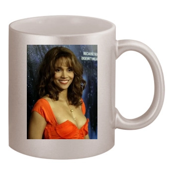 Halle Berry 11oz Metallic Silver Mug