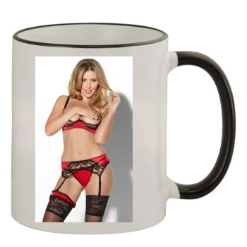 Staci Noblett 11oz Colored Rim & Handle Mug