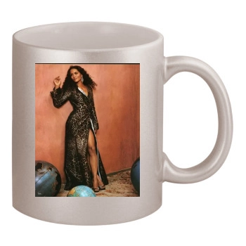 Halle Berry 11oz Metallic Silver Mug