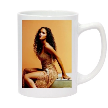 Halle Berry 14oz White Statesman Mug