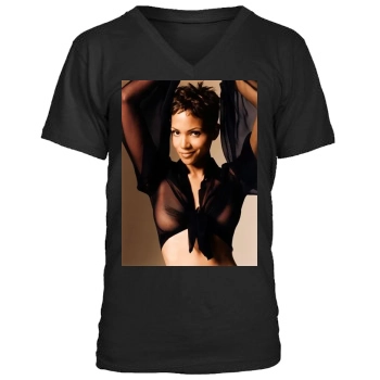 Halle Berry Men's V-Neck T-Shirt