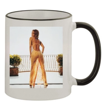 Halle Berry 11oz Colored Rim & Handle Mug