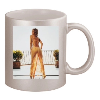 Halle Berry 11oz Metallic Silver Mug