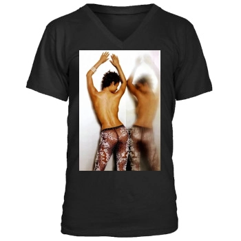 Halle Berry Men's V-Neck T-Shirt