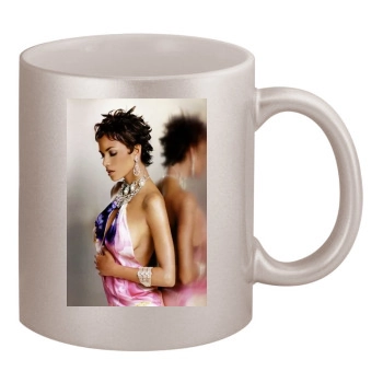 Halle Berry 11oz Metallic Silver Mug