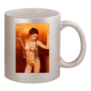 Halle Berry 11oz Metallic Silver Mug