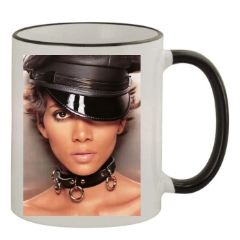 Halle Berry 11oz Colored Rim & Handle Mug