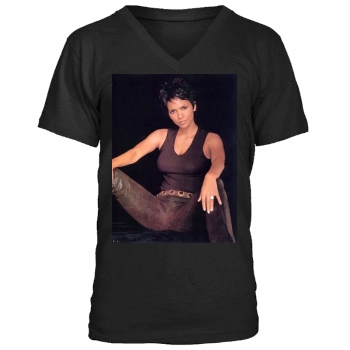 Halle Berry Men's V-Neck T-Shirt