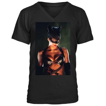 Halle Berry Men's V-Neck T-Shirt